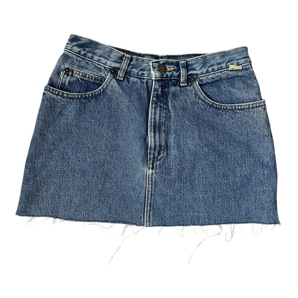 Y2K Skirt Denim Mini Concert Festival Western Coachella Stagecoach Rodeo 7/26